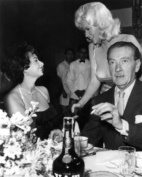 Yet Another Shot Of The Famous Sophia Loren Jayne Mansfield Dinner