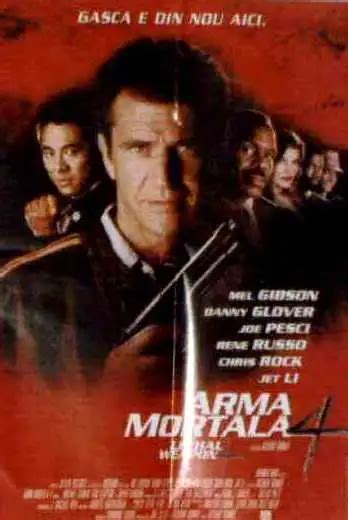 MOVIE POSTER LETHAL WEAPON Mel Gibson Joe Pesci Danny Glover Rene