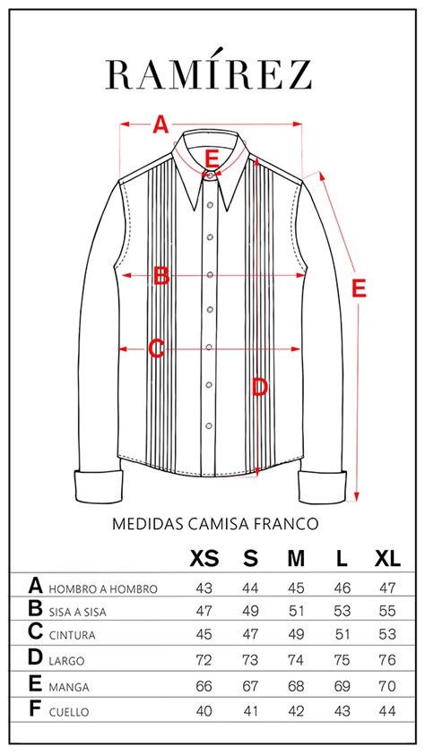 Medidas De Una Camisa Ubicaciondepersonas Cdmx Gob Mx