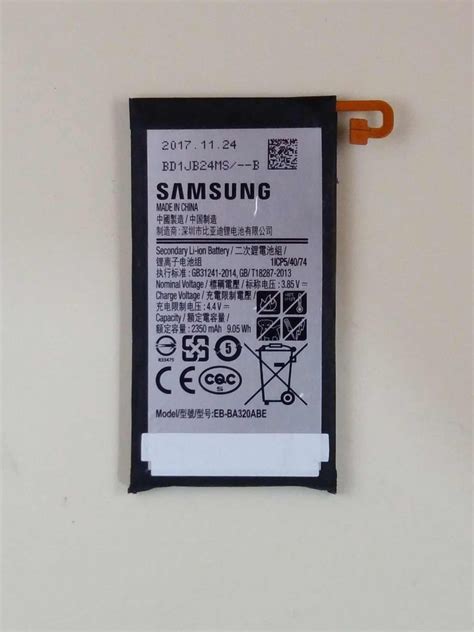 Samsung Galaxy A3 2017 Battery Original Replacement Price In Pakistan Battery Bank Original