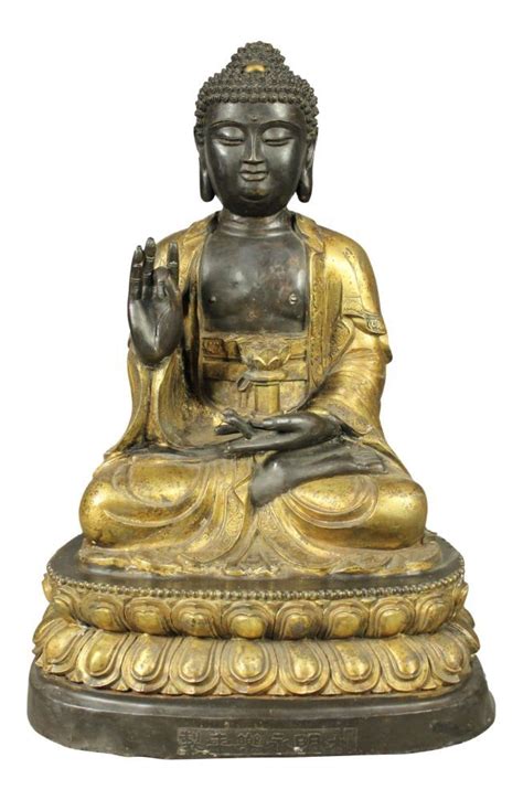 Amoghasiddhi Amoghasiddhi Buddha Statue Bronze Figur Skulptur Tibet