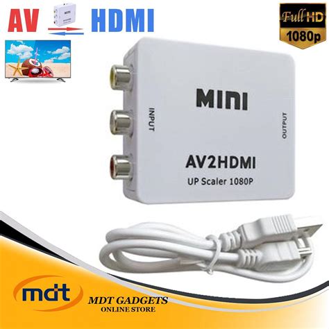 RCA AV TO HDMI AV To HDMI 1080P AV2HDMI Mini AV To HDMI Converter