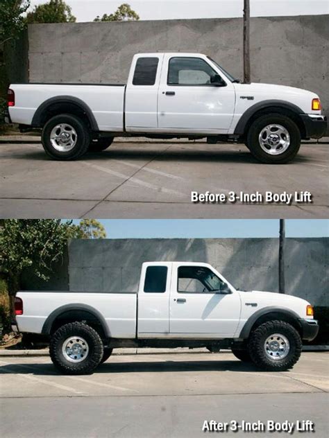 1998-2000 Ford Ranger 3-Inch Body Lift - TRS Garage