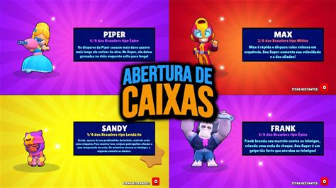 A Maior Abertura De Caixas No Brawl Stars Ganhei Lend Rio Youtube