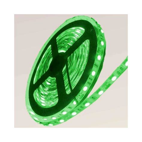 Tira Led Verde W M V Ip Metros