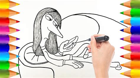 Cómo dibujar a Ennui aburrimiento Intensamente Dibujos para niños