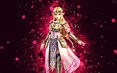 1920x1080px 1080p Free Download Princess Zelda Purple Neon Lights