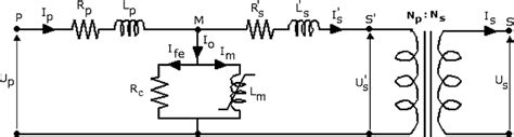 Equivalent Circuit Diagram Of Single Phase Transformer Circuit Diagram