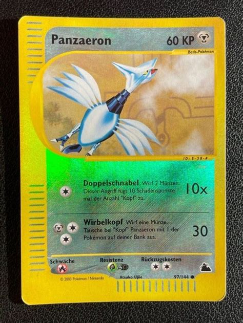 Panzaeron 97 144 Reverse Holo Pokémon Skyridge Kaufen auf Ricardo