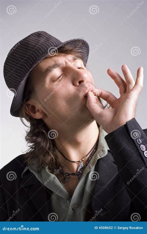 Male Smokers Stock Photo Image Of Cheerful Finance Expertise 4508652