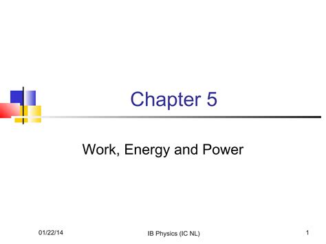 Work Energy And Power Ppt