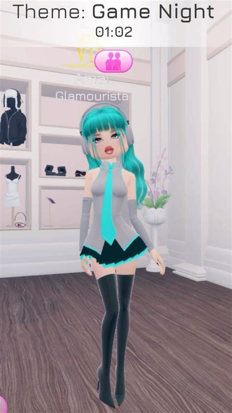 Dti Game Night Miku Outfit 2 Movie Night Outfits Night Outfits