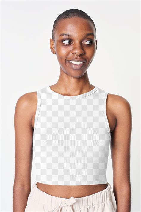 Png Women S High Neck Crop Premium PNG Rawpixel