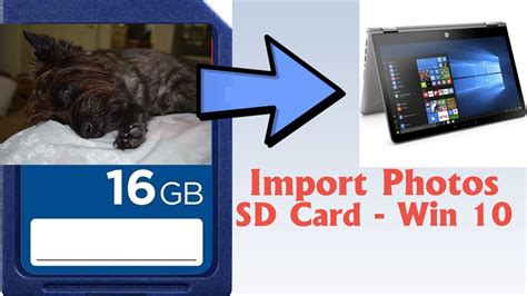 How To Import Photos From A Sd Card To Windows Youtube