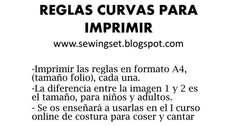 Reglas Curvas Para Imprimir Pdf Google Drive