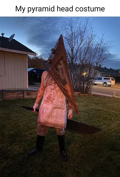 My Pyramid Head Costume Ifunny