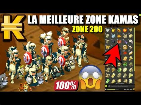 Dofus La Meilleure Zone Kamas Niveau Youtube