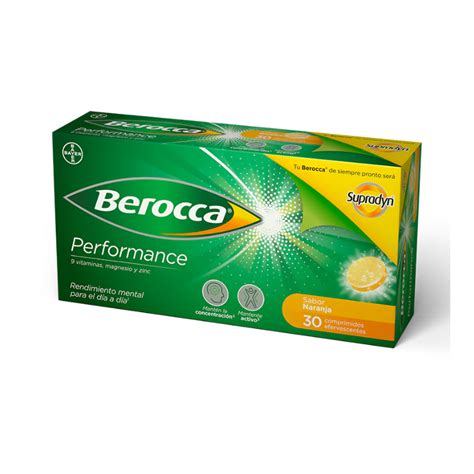 Berocca Performance Sabor Naranja 30 Comprimidos Efervescentes Di