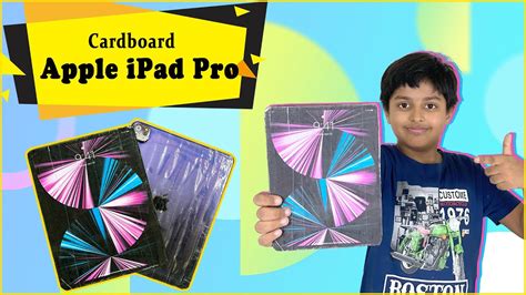 How To Make Apple Ipad Pro With Cardboard Diy Cardboard Ipad Easy Diy Apple Craft Ideas