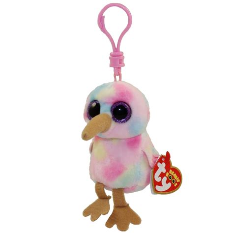 TY Beanie Boos - KIWI the Bird (Glitter Eyes) (Plastic Key Clip ...