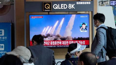 Konflikte Südkorea Nordkorea feuert mehrere Raketen ab Politik