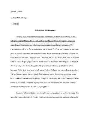 Individual Research Paper Finished Kelly Dang Anth Cultural