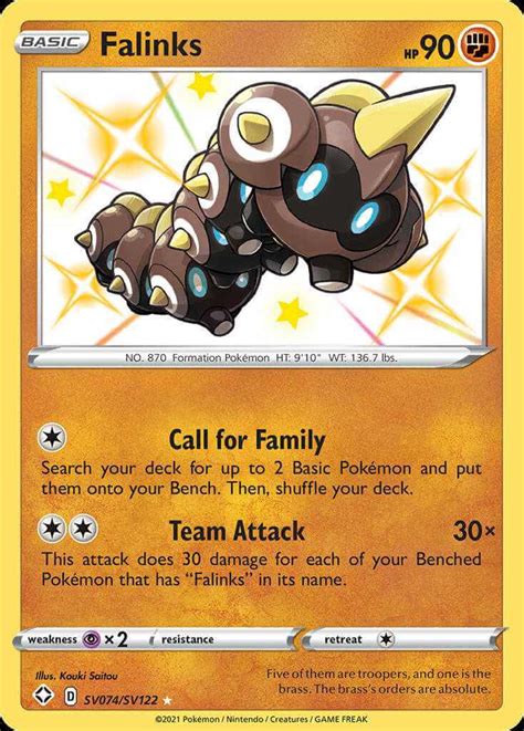 Falinks Tank Pokemoncard