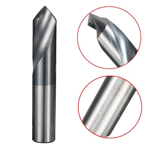 1pc 1 2 2 Flute 90 Degree Carbide Chamfer Mill 12mm Shank Tungsten