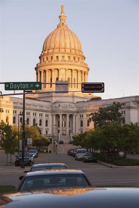 Madison Wisconsin State Capitol Stock Photo Image Of Capitol