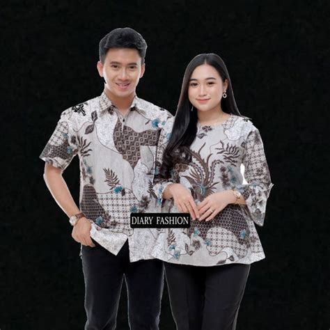 Batik Couple Modern Terlaris Couple Batik Pria Wanita Terbaru Lazada Indonesia