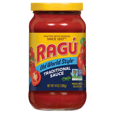 Ragu Old World Style Traditional Pasta Sauce Made With Olive Oil 14 Oz