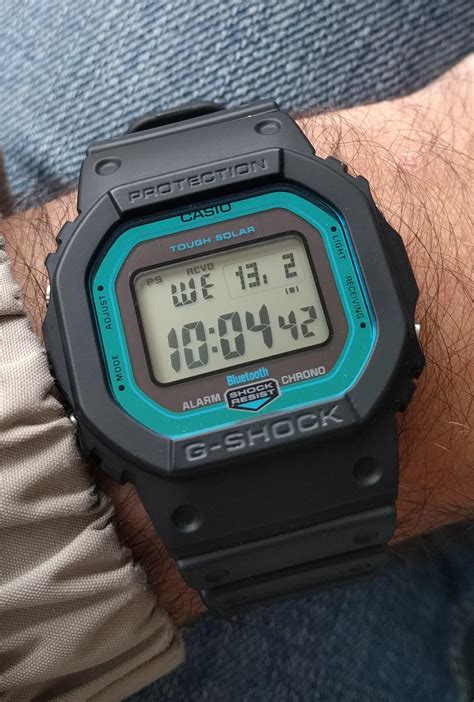 First G Shock GW B5600 2ER Modded To Positive Display R Gshock