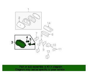 2006 2011 Hyundai Azera Cluster Panel 84830 3L000 K7 OEM Parts Online
