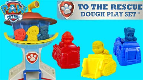 Paw Patrol To The Rescue Dough Play Set Like Play Doh Make Everest