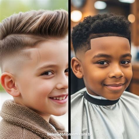 Moderno Corte De Cabelo Masculino Infantil Social Baixo - Cortes de Cabelo Masculino Infantil Social: 63 Inspirações para o seu ...