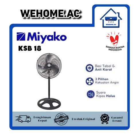 Jual Kipas Miyako Berdiri Ksb Besi Kipas Angin Miyako Inch Stand