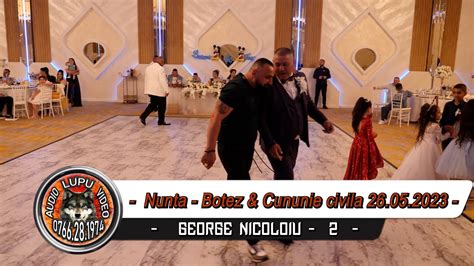 George Nicoloiu 2 Program De Petrecere Nunta Misu Sabina YouTube