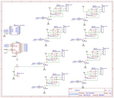 4 Channel Relay OSHWLab