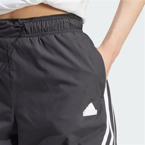 Adidas Future Icons 3 Stripes Woven Shorts Black Adidas UAE