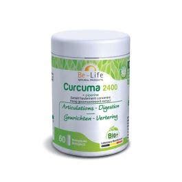 Curcuma Piperine Bio 60 Gelules 2400mg Be Life Easypara