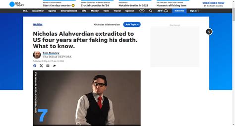 Nicholas Alahverdian Extradited To Us Four Years After Faking His Death