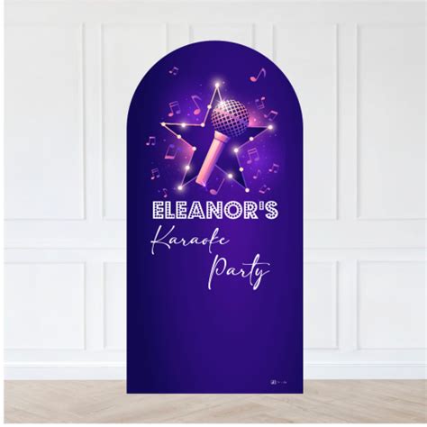 Karaoke Party Backdrop Parties And Signs