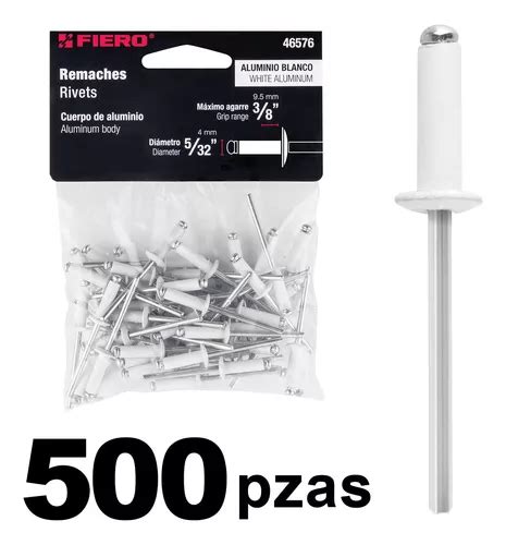 Remaches 5 32 X3 8 Blancos Aluminio Ala 5 16 500 Pz 46576 MercadoLibre