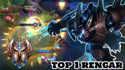 Wild Rift Rengar Top Rengar Gameplay Rengar Main Rank Challenger