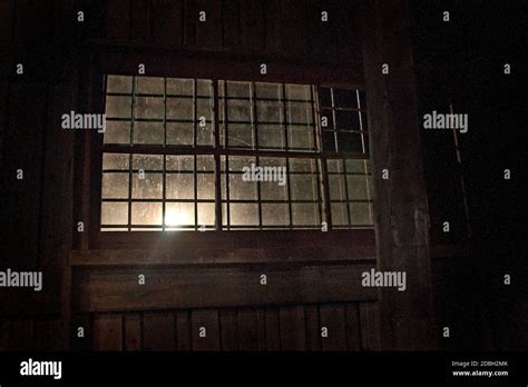 View Of The Old Window In The Military Barracks A Ray Of Sunshine