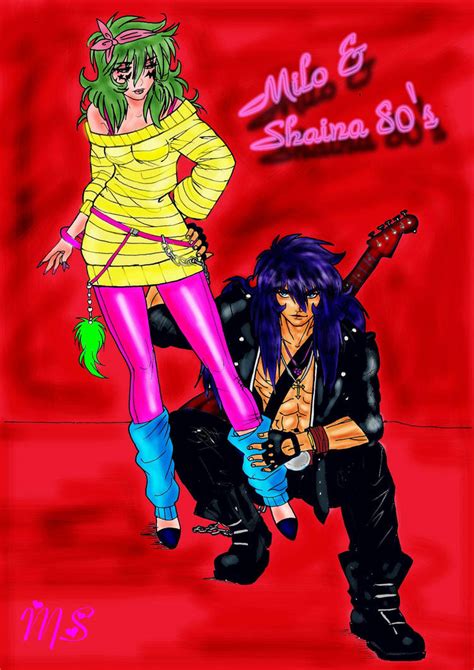 Milo Shaina 80s Coloured By Nizhan On Deviantart