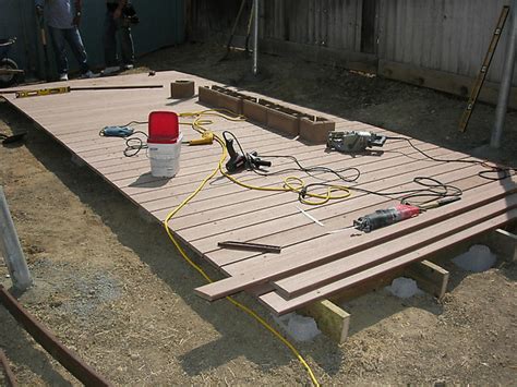 How To Build A Floating Deck How Tos Diy