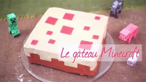 Le gâteau Minecraft YouTube