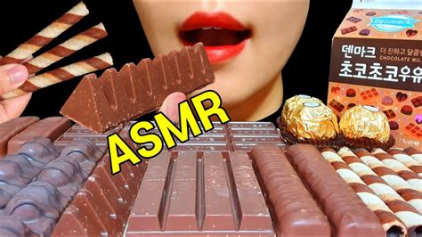 Asmr Valentines Day Chocolate Party 발렌타인데이 초콜릿 모음 리얼 이팅 사운드 노토킹 먹방