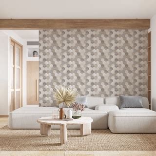 Papel Parede Adesivo Geometrico Nude Bege Sala Quarto Autocolante Lavavel M Shopee Brasil